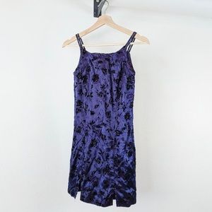 90s velvet/satin dress